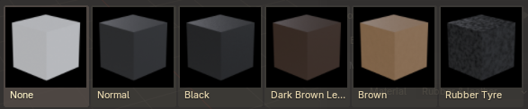 Rubber and leather collection