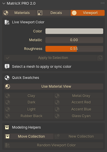 Viewport workspace